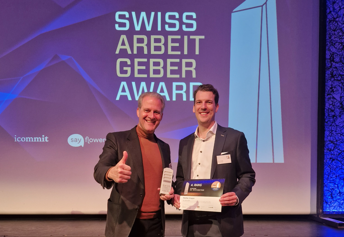 NeoVac | © NeoVac gewinnt Swiss Arbeitgeber Award